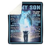 Personalized To My Nephew Lion Blanket From Aunt Auntie Never Forget How Much I Love You Nephew Birthday Graduation Christmas Customized Bed Fleece Blanket