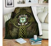 Personalized To My Son Blanket from Dad Lion Sometimes It's Hard to Find Words Son Birthday Christmas Customized Fleece Blanket