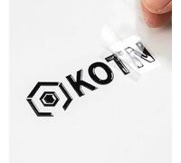 Personalized UV Transfer Sticker, Custom Sticker Label for Business Logo Image Text Self-Adhesive Crystal Label for Metal Glass Water Bottle