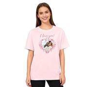 Personalized Valentine's T-Shirt with Custom Face & Hearts - Unique Couples Tee for Him/Her, Birthday Gift Idea, Spring Fashion Casual Top with Love Print Design Pink