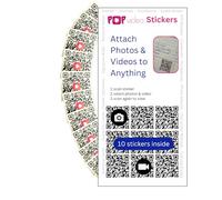 Personalized Video Recording Sticker - Pop Video QR Code Stickers let You add Custom Videos to Anything - Journals, Gift, Greeting Card, DIY Projects, Home documentation, Manuals, Maps
