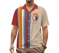 Personalized Vintage Bowling Shirts for Men Bowlers, Custom Short Sleeve Button Down Funny Bowling Shirts with Team Names, Vintage 2, S-5XL