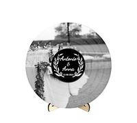 Personalized Vinyl Record Wedding Guestbook Alternative Custom Guestbook Sign with Name Date for Wedding Anniversary Party