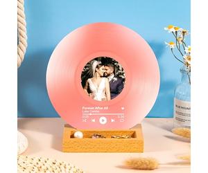 Personalized Vinyl Records, Decorative Vinyl Records with Custom Photos, Personalized Couples Gifts, Custom Acrylic Song Plaques, Musician Home Decor, Valentine's Gifts