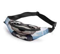 Personalized Waist Packs with Adjustable Strap,Adorable Schnauzer Crossbody Fanny Pack Casual Bag for Travel Sports Running Hiking
