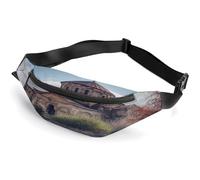 Personalized Waist Packs with Adjustable Strap,Armenian Church Crossbody Fanny Pack Casual Bag for Travel Sports Running Hiking