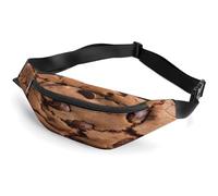 Personalized Waist Packs with Adjustable Strap,Chocolate Cookie Crossbody Fanny Pack Casual Bag for Travel Sports Running Hiking