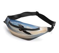 Personalized Waist Packs with Adjustable Strap,Eagle Mountains Crossbody Fanny Pack Casual Bag for Travel Sports Running Hiking