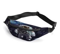 Personalized Waist Packs with Adjustable Strap,Space Astronaut Crossbody Fanny Pack Casual Bag for Travel Sports Running Hiking