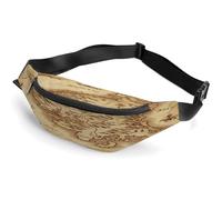 Personalized Waist Packs with Adjustable Strap,Treasure Map Vintage Crossbody Fanny Pack Casual Bag for Travel Sports Running Hiking
