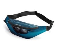 Personalized Waist Packs with Adjustable Strap,Underwater Sea Lion Crossbody Fanny Pack Casual Bag for Travel Sports Running Hiking