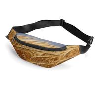 Personalized Waist Packs with Adjustable Strap,Wheat Harvest Crossbody Fanny Pack Casual Bag for Travel Sports Running Hiking