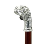 Personalized Walking Cane Cavagnini Beech Wood with Pewter Handle for Senior Lady Real Customization Italian Artisanal