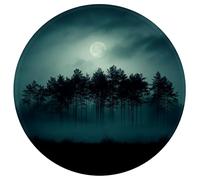 Personalized Washable Mouse Pad Cloth,A Comfortable Gaming & Laptop Computer Mouse Pad with Unique Texture Marble Design (Ancient, Round)