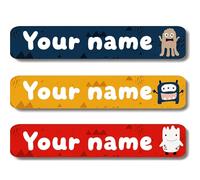 Personalized Waterproof Name Stickers for Kids, Washable Clothing Labels, Durable Name Tags for School, Kindergarten, Lunch Boxes, Books, Toys - Ideal Back to School（Hold me）