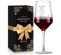 Personalized Wine Glass Gifts for Women Men, Monogrammed A-Z Wine Glasses Customized Gifts, Birthday Mother's Day Anniversary House Warming Promotion Gifts for Mom, Couples, Friends, Boss, Coworkers