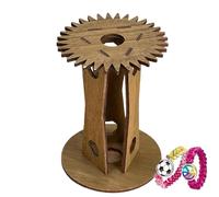 Personalized Wood Desktop Kumihimo Marudai,Kumihimo Disk For Beading And Bracelet Knitting,Kumihimo Marudai Disk,Wooden Rope Bracelet Braiding Disc,D-IY Rope Cord Crafts & Knitted Wire Braid Device