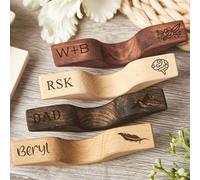 Personalized Wooden Book Page Holder,Custom Name Thumb Page Spreader,Book Accessories,Gifts for Reading Lovers (S)