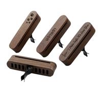 Personalized Wooden Car Air Freshener Vent Clip with 6 Scents Custom Engraved Natural BambooWood Air Freshener Car Diffuser Accessories Decorations