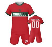 Personalized World Cup Jerseys - Customized Mexico Outfit for Kids and Adults Football (Red 4-5 Years) for Adults & Children