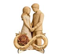 Personalized You & Me We Got This Infinity Valentines Couple Wooden Sign Plaque Desk Figurines, Custom Valentines Day Couple Wood Plaque Figurines Gifts for Him Her Boyfriend Girlfriend Wife Husband