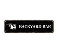 Personalized Your Own Road Sign With Right Arrow, Indoor Outdoor Use, Weather Fade Resistant, Backyard Bar Aluminum Sign, Door Kitchen Decorations Terrace Wall Art Decor, 10x40cm