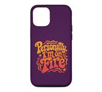 Personally I'm on Fire Funny Menopause Hot Flash Women Gift Case for iPhone 12/12 Pro