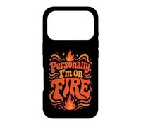 Personally I'm on Fire Funny Menopause Hot Flash Women Gift Case for iPhone 17 Pro
