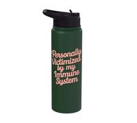 Personally Victimized by My Immune System Stainless Steel Insulated Water Bottle
