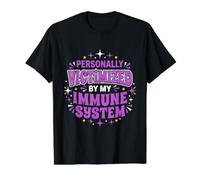 Personally Victimized by My Immune System Value Graphic T-Shirt, Men, Black, S