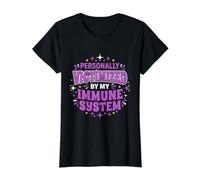Personally Victimized by My Immune System Value Graphic T-Shirt, Women, Black, L