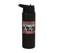 Personally Victimized by My Stomach IBS Stomach Problems Stainless Steel Insulated Water Bottle