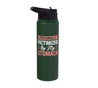 Personally Victimized by My Stomach IBS Stomach Problems Stainless Steel Insulated Water Bottle