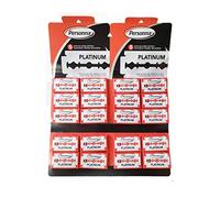 Personna Platinum Red Chrome Double Edge Stainless Steel 100 Blades 20BX