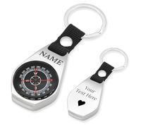Personnalisé Waterproof Compass with Text Fluorescent Scale Compasses Survival Gifts for Hiking Camping Hunting Map Navigation Tool (Mini Compass)
