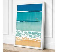 Perspective Coastal Canvas Wall Art Print 30x20 Inch (76 x 51 cm)