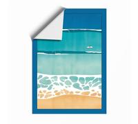 Perspective Coastal Unframed Wall Art Print A4 (29.7×21cm), Wall Decor for Living Room, Bedroom, Office & Home, Art Gift