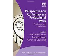 Perspectives on Contemporary Professional Work: Challenges and Experiences (New Horizons in Management series)
