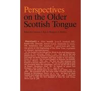 Perspectives on the Older Scottish Tongue