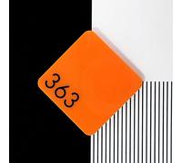 Perspex 363 Orange Cast Acrylic Sheet - 297x210x3mm, A4