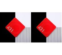 Perspex 431 Red Cast Acrylic Sheet - 420x297x3mm, A3 (Pack of 2)