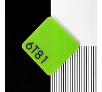 Perspex 6T81 Green Cast Acrylic Sheet - 420x297x3mm, A3