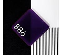 Perspex 886 Violet Cast Acrylic Sheet - 297x210x3mm, A4