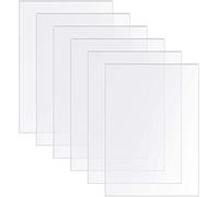 Perspex Transparent Clear Acrylic Sheets, 700mm x 500mm, 2mm Thick Square Acrylic Panel for Picture Frame Glass Replacement Signs