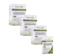 Perspi-Guard Max Strength Antiperspirant Body Wipes for Adults, 7 Individual Travel Wipes for Women & Men, Summer Holiday Essentials, 3-Pack
