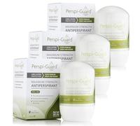 Perspi-Guard Maximum Strength Antiperspirant Roll On Deodorant for Men & Women, Excessive Sweating, Hyperhidrosis Treatment, Unscented, 50 ml, 3-Pack