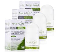 Perspi-Guard Maximum Strength Antiperspirant Roll On Deodorant for Men & Women, Excessive Sweating, Hyperhidrosis Treatment, Unscented, 30 ml, 3-Pack
