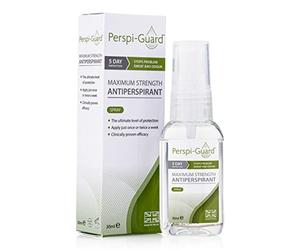 Perspi-Guard Maximum Strength Antiperspirant Spray 30 ml, 1-Pack, Strong Deodorant for Excessive Sweating & Hyperhidrosis, Anti Sweat Spray, Unscented