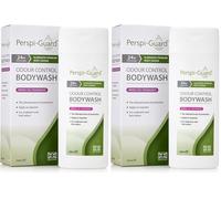 Perspi-Guard Neroli Scented Odour Control Antibacterial Body Wash for Men & Women, Anti Bacterial Shower Gel Prevents Malodour, 200 ml, 2-Pack