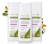 Perspi-Guard Neroli Scented Odour Control Antibacterial Body Wash for Men & Women, Anti Bacterial Shower Gel Prevents Malodour, 200 ml, 3-Pack